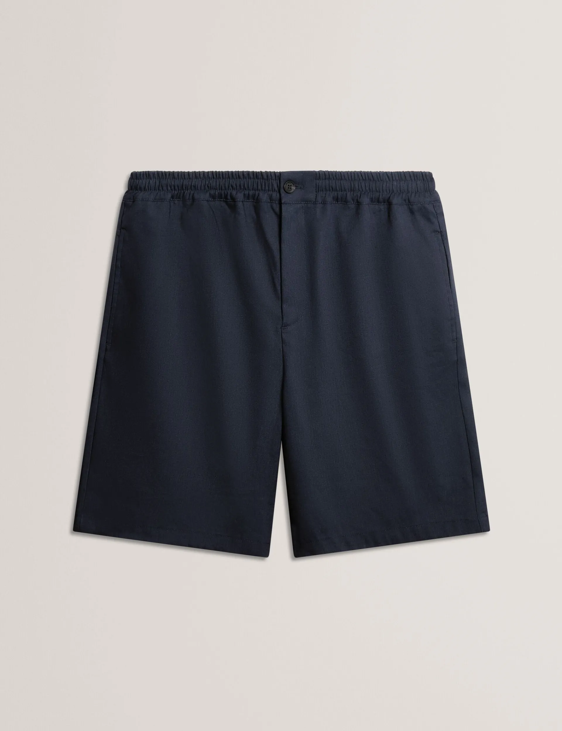 New Lobster Limited Breezy Blues Bearbeiten|Shorts<Lässige Shorts aus Leinenmischgewebe mit elastischem Bund