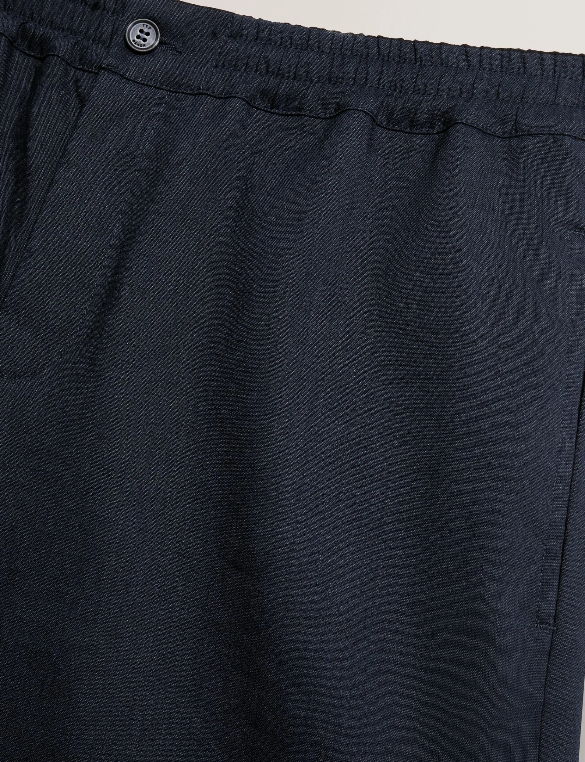 New Lobster Limited Breezy Blues Bearbeiten|Shorts<Lässige Shorts aus Leinenmischgewebe mit elastischem Bund