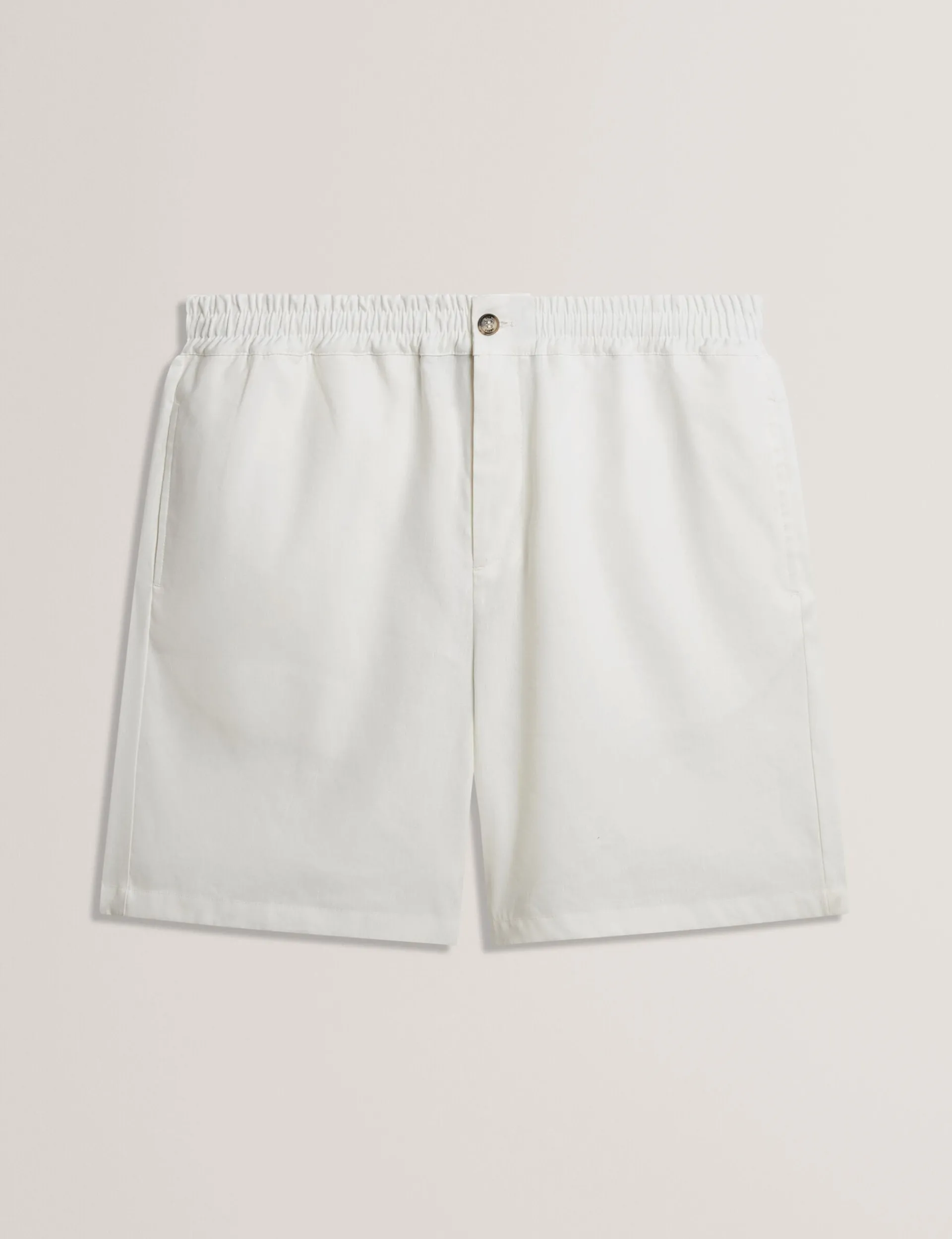New Lobster Limited Breezy Blues Bearbeiten|Shorts<Lässige Shorts aus Leinenmischgewebe mit elastischem Bund