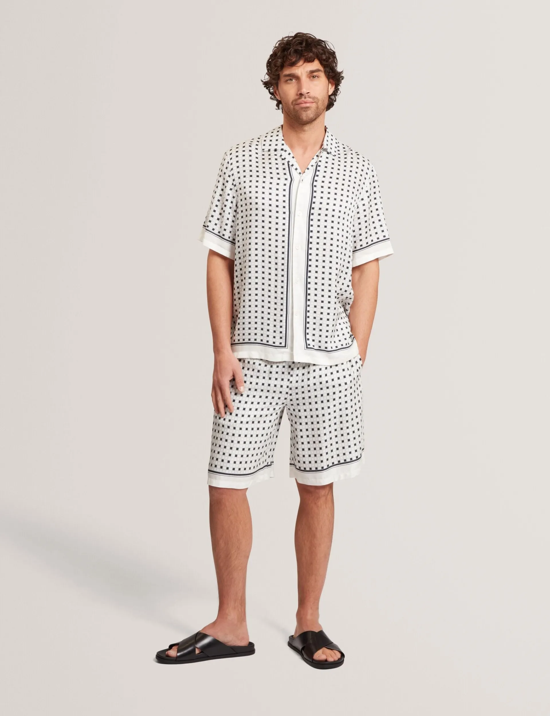 New Lobster Limited Shorts|Der Weihnachtsladen<Lässige Shorts mit Geo-Fliesenmuster zum Hineinschlüpfen
