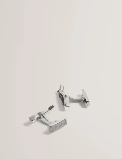New Lobster Limited Sämtliches Zubehör|Manschettenknöpfe<Manschettenknöpfe aus Metall in Fischform mit Markenlogo