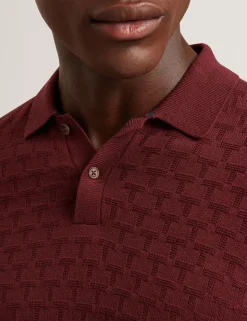 New Lobster Limited Festliche Kleidung|Pullover & Strickwaren<Marken-Langarmpolo aus strukturiertem Strick