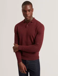 New Lobster Limited Festliche Kleidung|Pullover & Strickwaren<Marken-Langarmpolo aus strukturiertem Strick