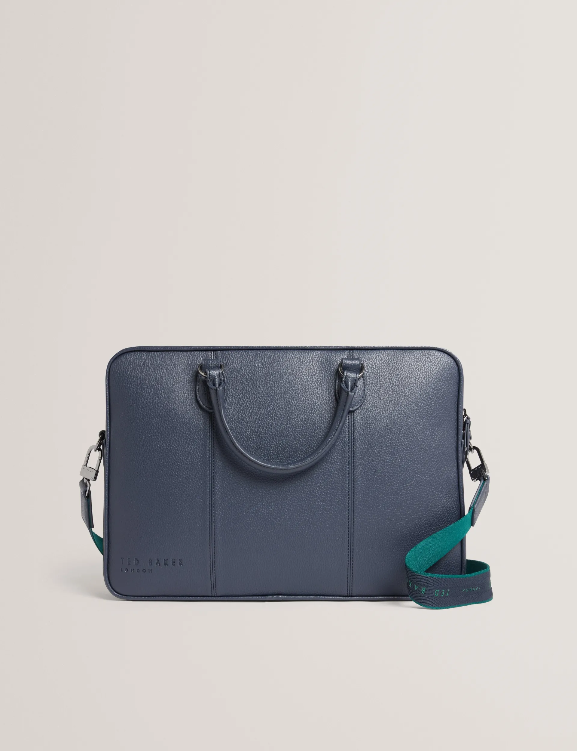 New Lobster Limited Breezy Blues Bearbeiten|Arbeitskleidung<Marken-Laptoptasche aus PU-Leder mit Gurtband