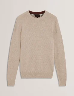 New Lobster Limited Breezy Blues Bearbeiten|Arbeitskleidung<Marken-Pullover mit Rundhalsausschnitt und Struktur