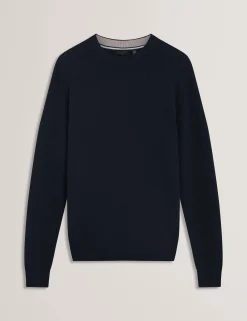 New Lobster Limited Breezy Blues Bearbeiten|Arbeitskleidung<Marken-Pullover mit Rundhalsausschnitt und Struktur