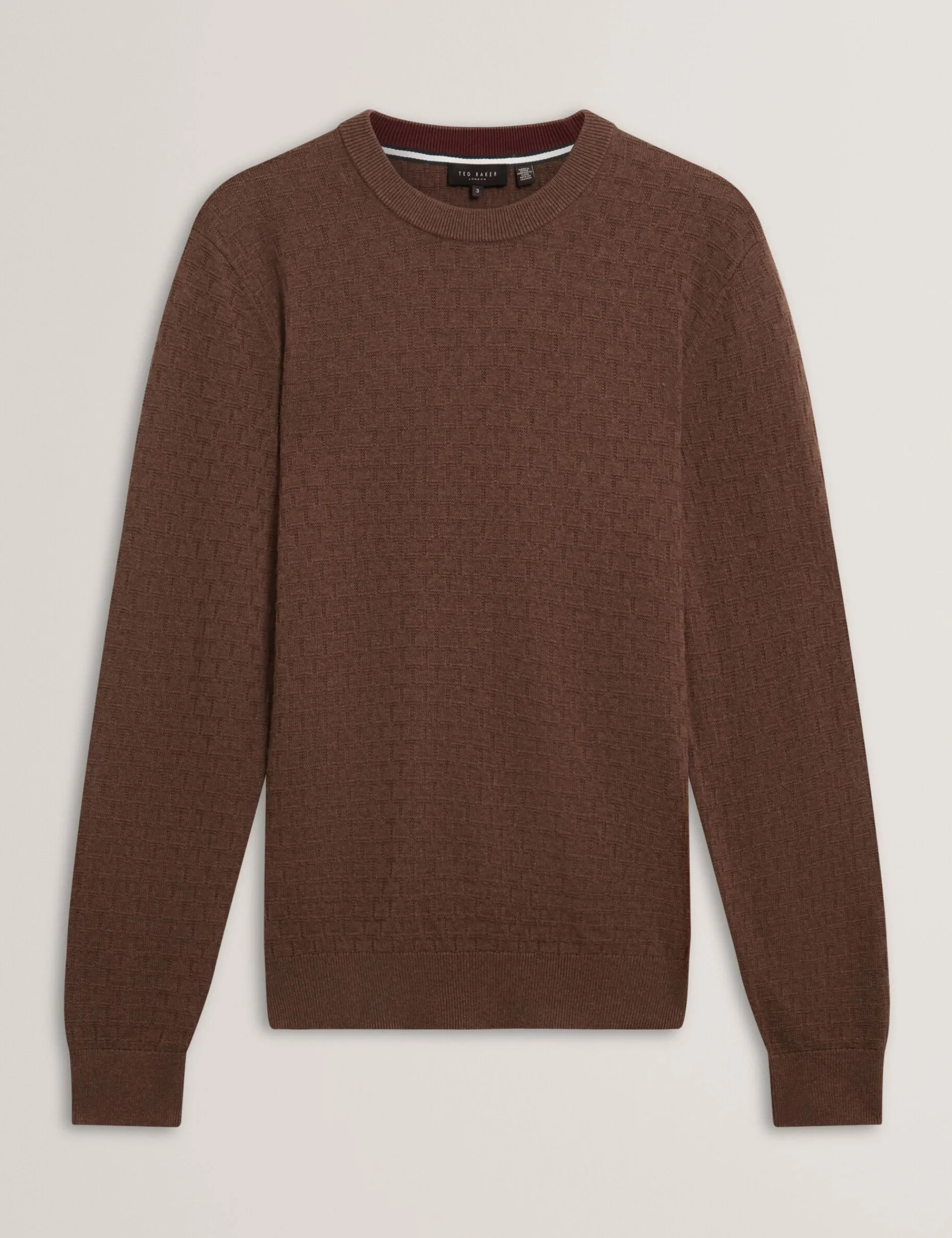New Lobster Limited Breezy Blues Bearbeiten|Arbeitskleidung<Marken-Pullover mit Rundhalsausschnitt und Struktur