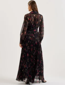 New Lobster Limited Kleider<Maxi-Hemdkleid mit Blumenmuster und Falten