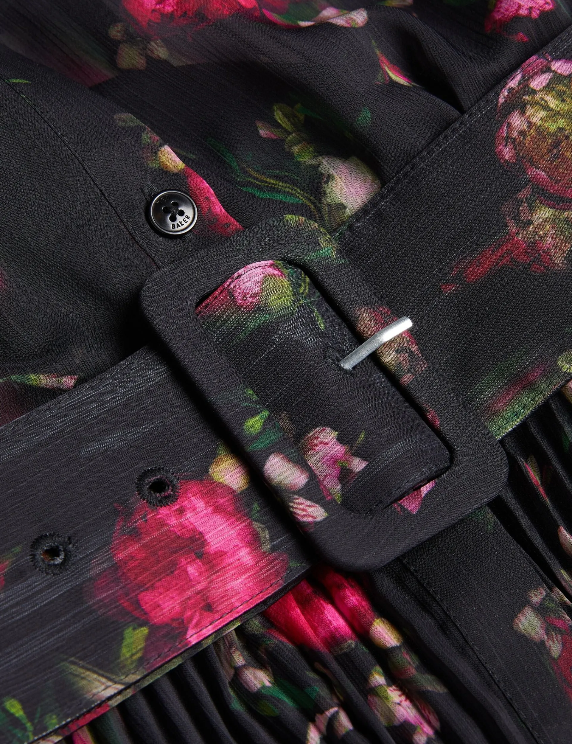 New Lobster Limited Kleider<Maxi-Hemdkleid mit Blumenmuster und Falten