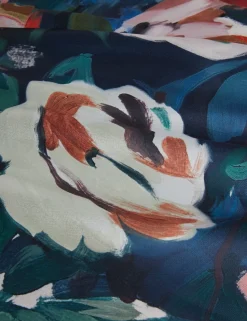 New Lobster Limited Festliche Kleidung|Kleider<Maxikleid mit Rosenmuster und Neckholder