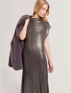 New Lobster Limited Kleider<Midi-Kleid aus metallisch schimmerndem Webstoff