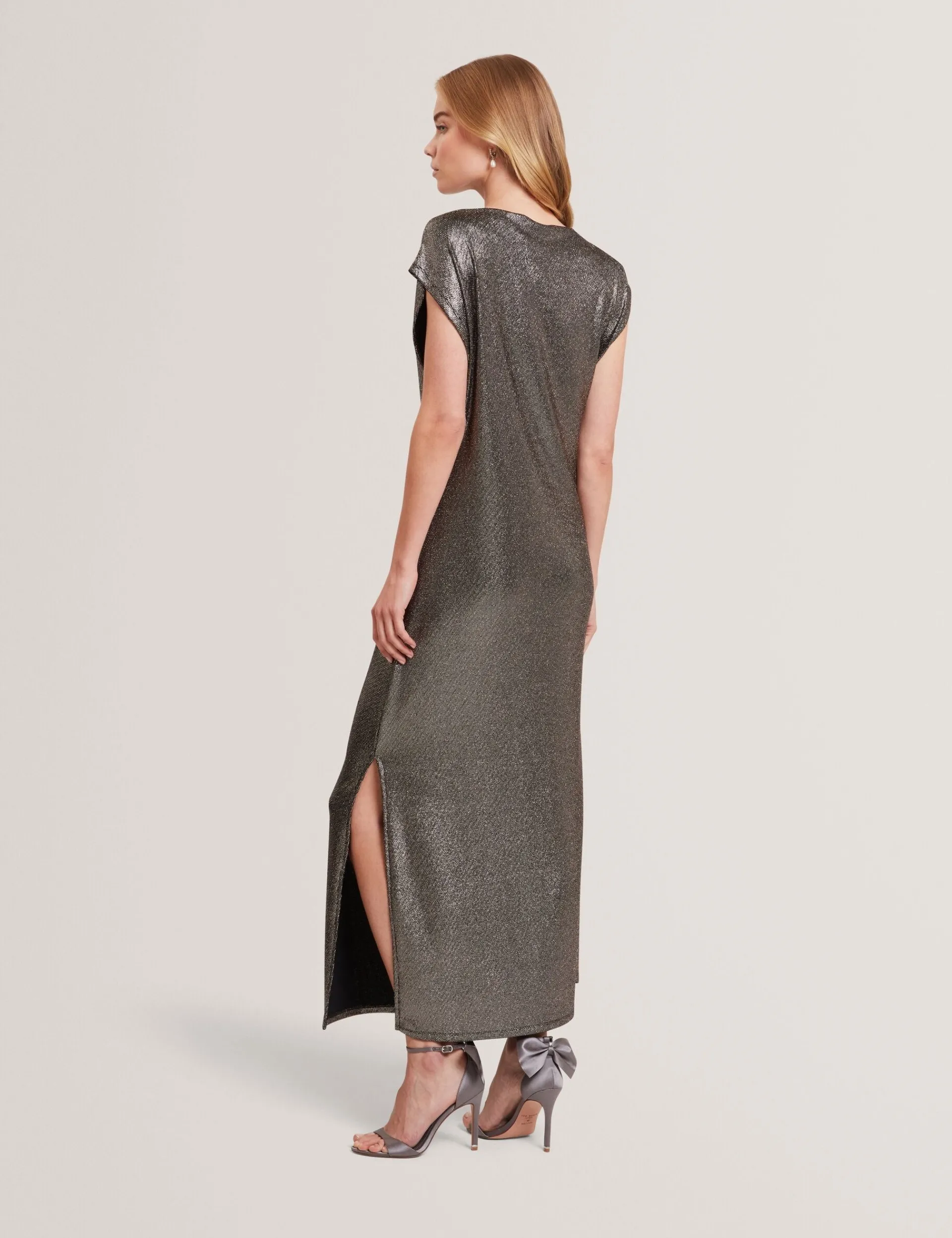 New Lobster Limited Kleider<Midi-Kleid aus metallisch schimmerndem Webstoff