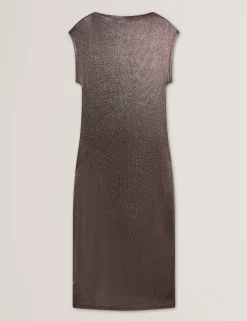 New Lobster Limited Kleider<Midi-Kleid aus metallisch schimmerndem Webstoff