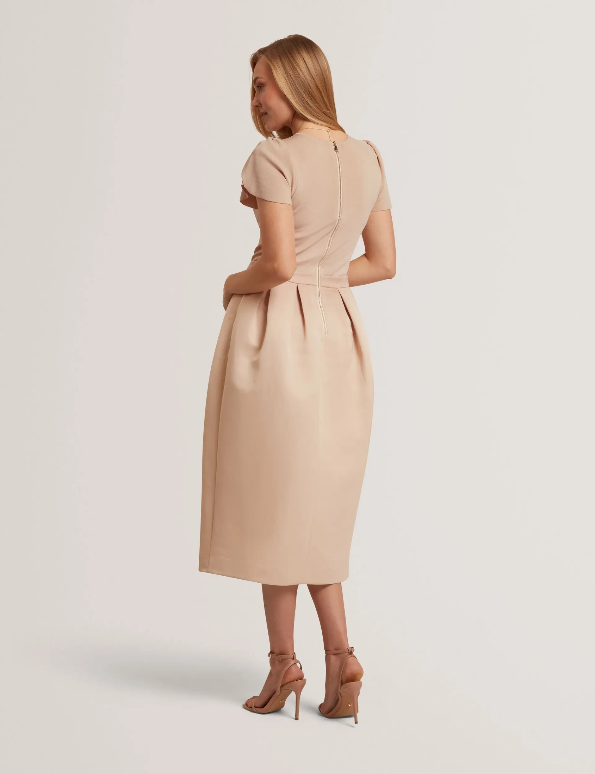 New Lobster Limited Festliche Kleidung|Kleider<Midikleid mit tulpenförmigen Ärmeln (anprobierbar)