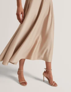 New Lobster Limited Kleider|Golden Hour<Midikleid mit Tulpenärmeln, anprobierbar