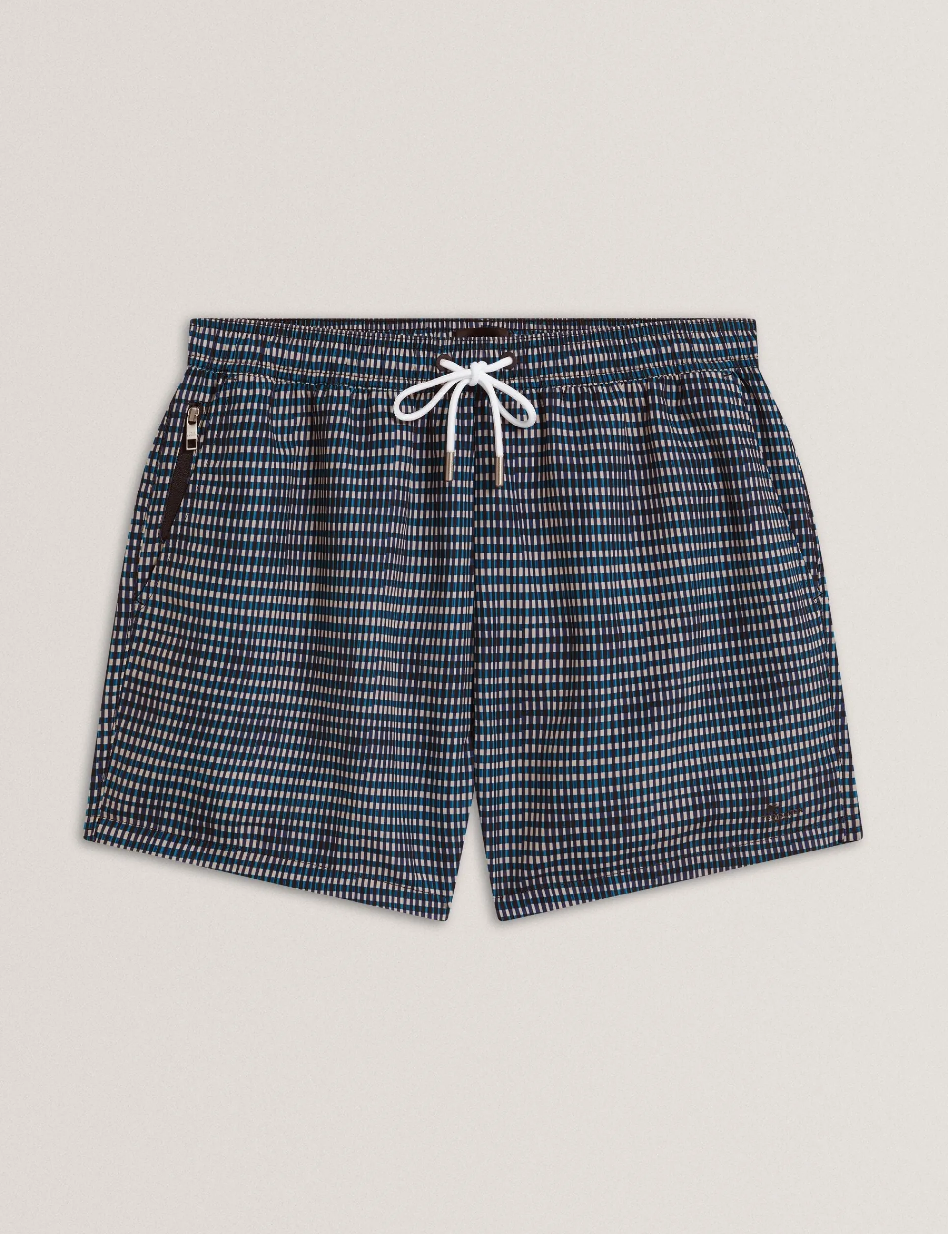 New Lobster Limited Bademode|Der Weihnachtsladen<Mid-Length Badeshorts mit verschwommenem Karomuster