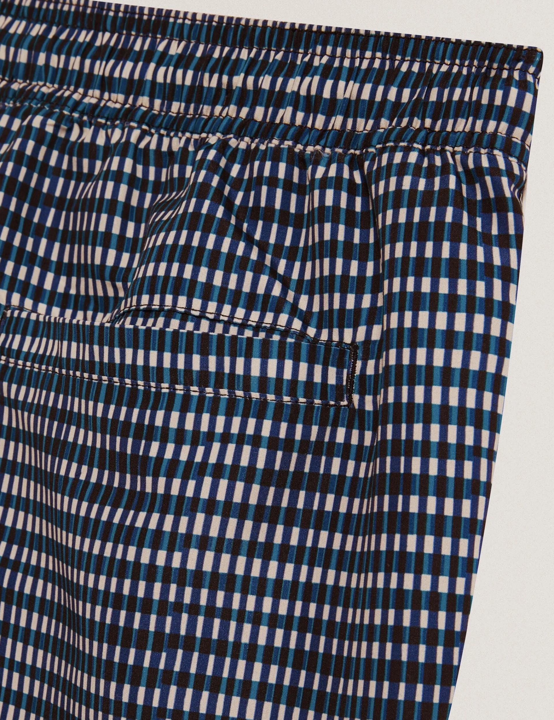 New Lobster Limited Bademode|Der Weihnachtsladen<Mid-Length Badeshorts mit verschwommenem Karomuster
