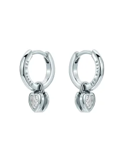 Damen Licensee Simon Harrison Die Hochzeitsredaktion|Golden Hour<Mini Crystal Heart Huggie Ohrringe
