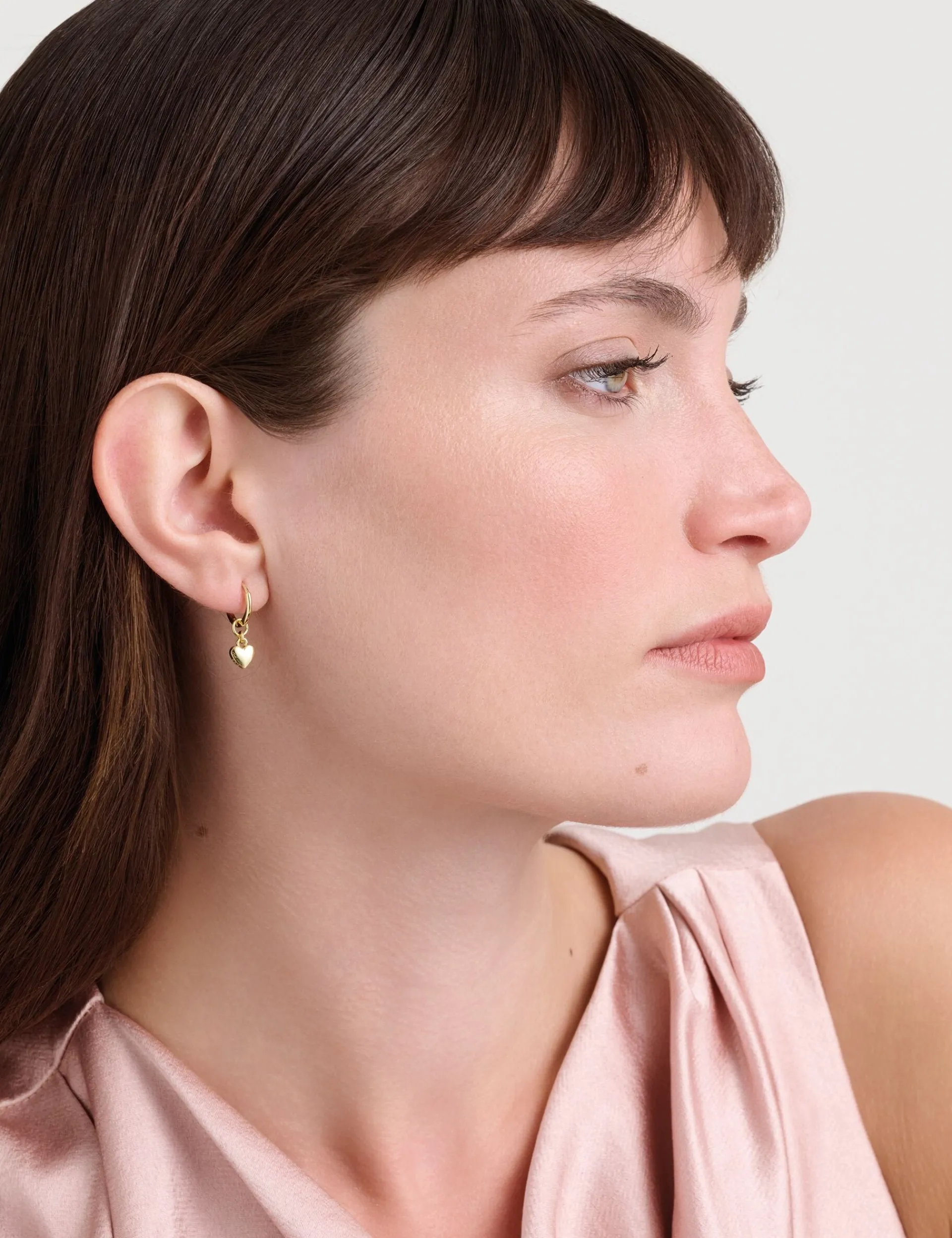Damen Licensee Simon Harrison Damenschmuck|Sämtliches Zubehör<Mini-Herzanhänger-Creolen