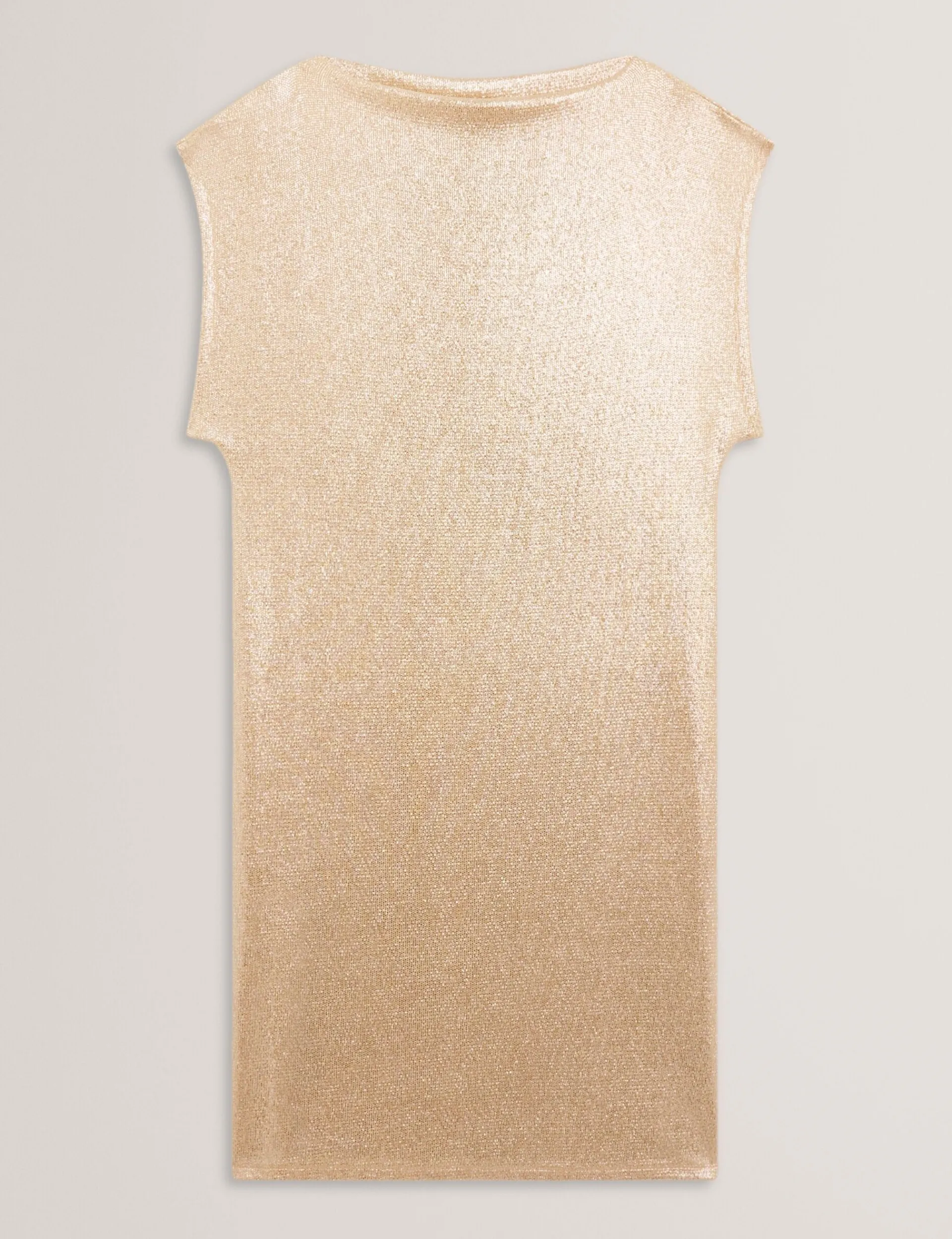 New Lobster Limited Golden Hour|Kleider<Minikleid aus Jersey mit Metallic-Webmuster