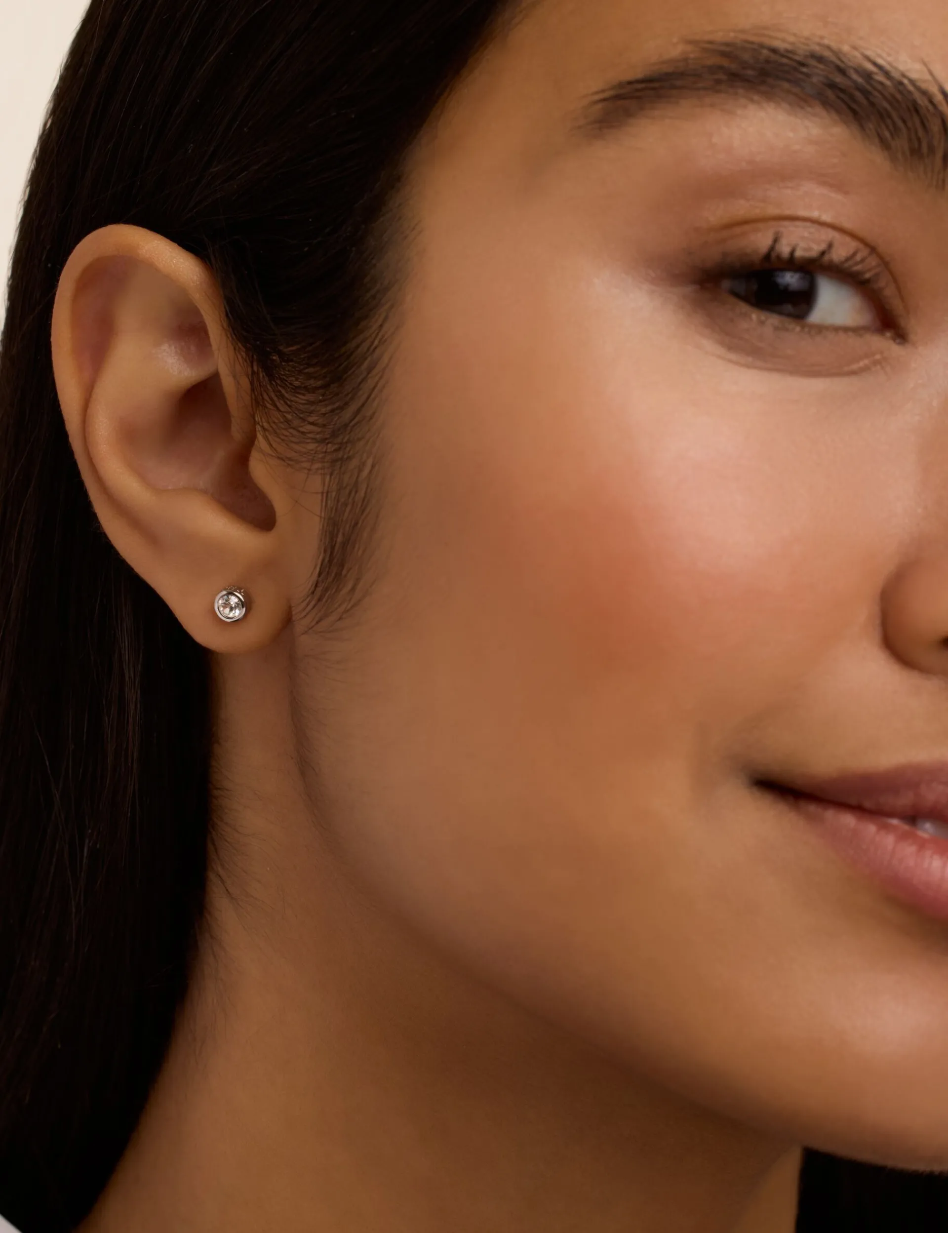 Damen Licensee Simon Harrison Damenschmuck|Sämtliches Zubehör<Mini-Kristall-Ohrstecker