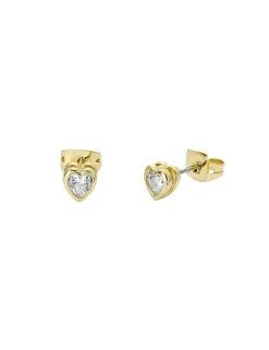 Damen Licensee Simon Harrison Die Hochzeitsredaktion|Golden Hour<Mini-Ohrstecker in Herzform mit Kristall
