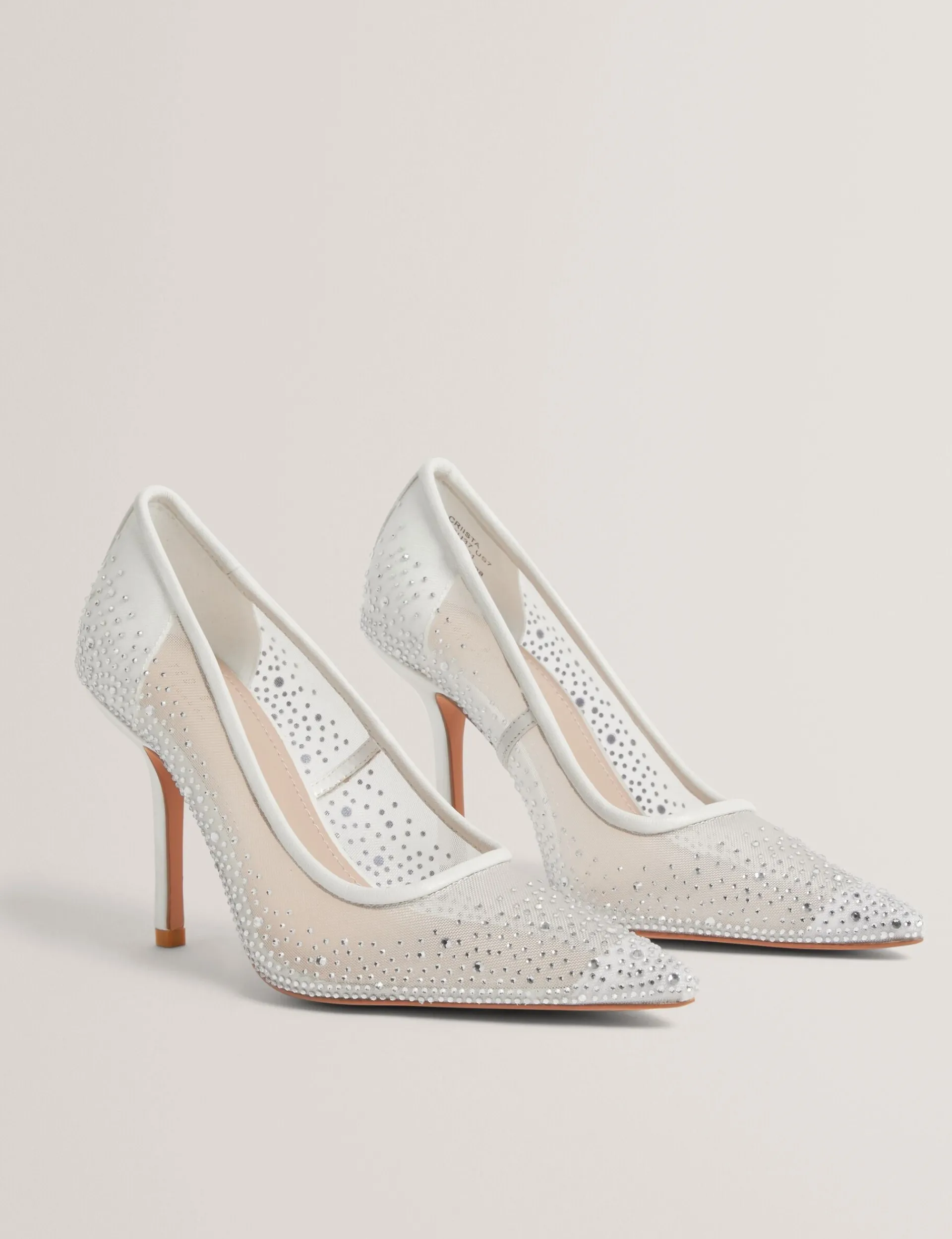 Damen New Lobster Limited Festliche Kleidung|Die Hochzeitsredaktion<Mit Strass besetzte Stiletto-Pumps aus Mesh