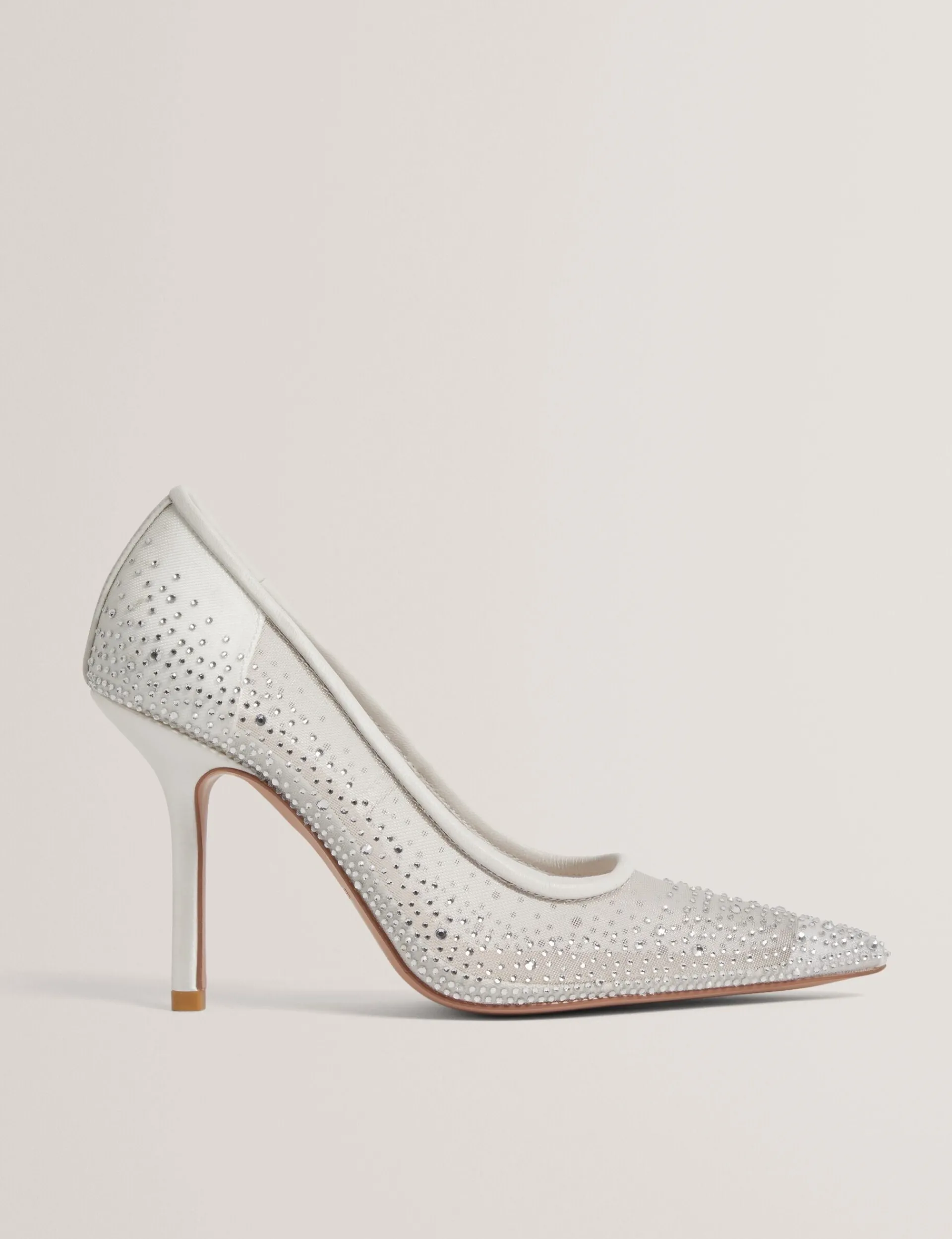 Damen New Lobster Limited Festliche Kleidung|Die Hochzeitsredaktion<Mit Strass besetzte Stiletto-Pumps aus Mesh