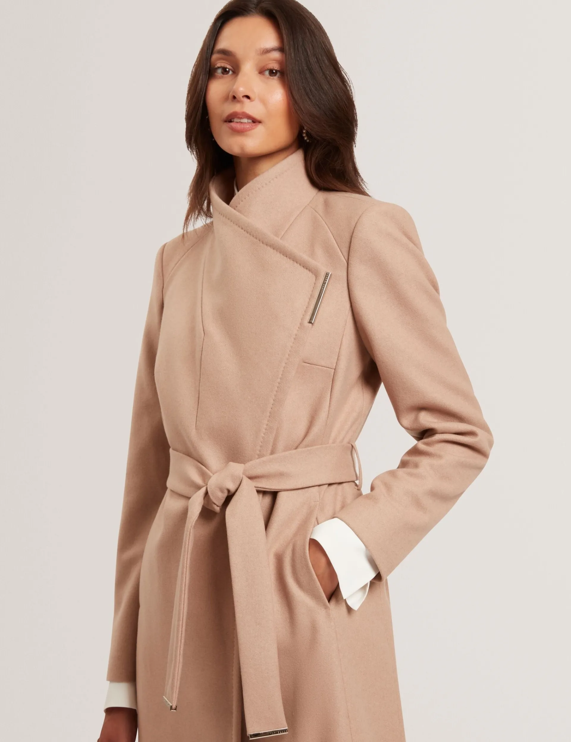 Damen New Lobster Limited Luxusgeschenke Für Damen|Mäntel Und Jacken<Mittellanger Wollmantel mit Gürtel