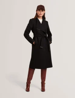 Damen New Lobster Limited Luxusgeschenke Für Damen|Mäntel Und Jacken<Mittellanger Wollmantel mit Gürtel