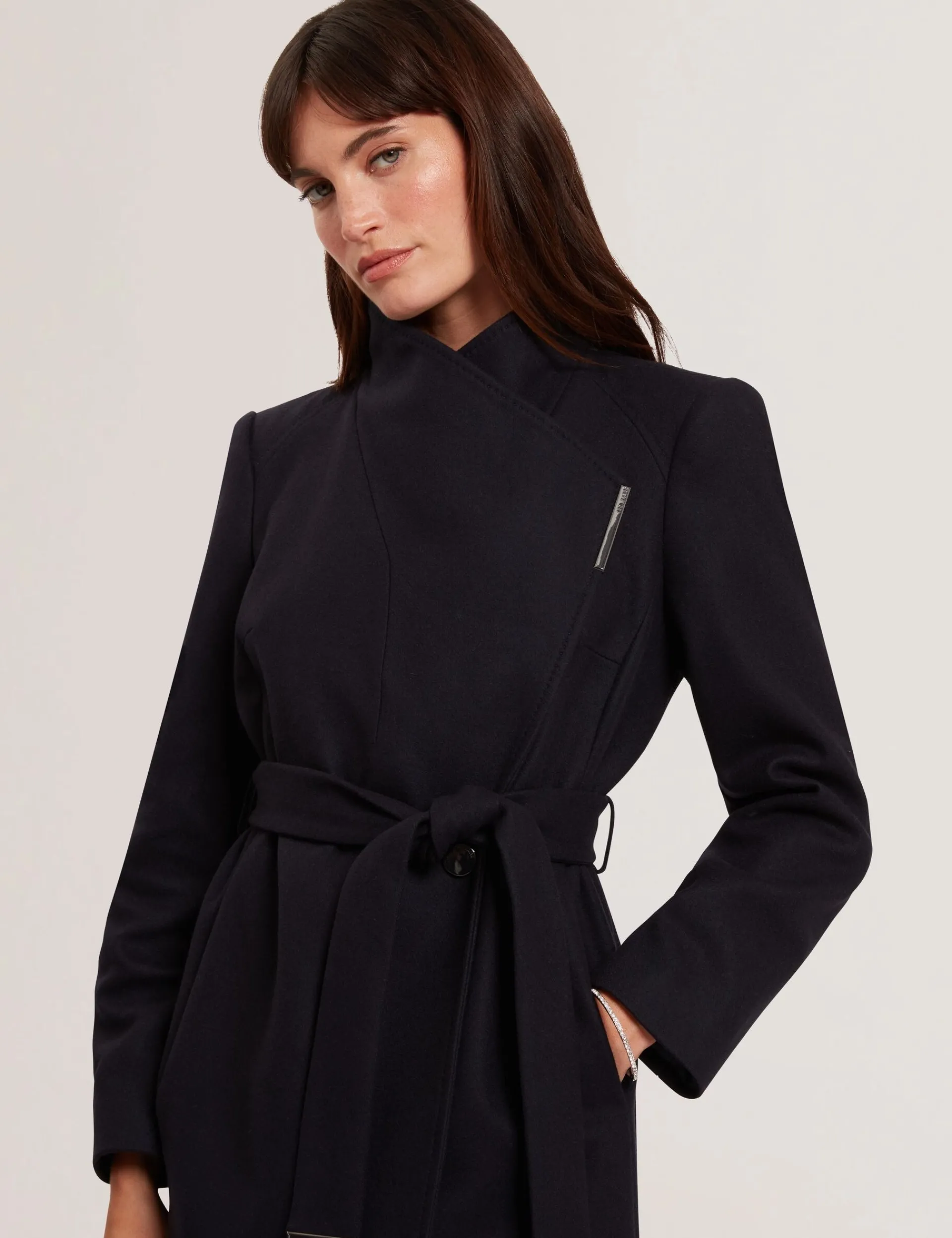 Damen New Lobster Limited Luxusgeschenke Für Damen|Mäntel Und Jacken<Mittellanger Wollmantel mit Gürtel