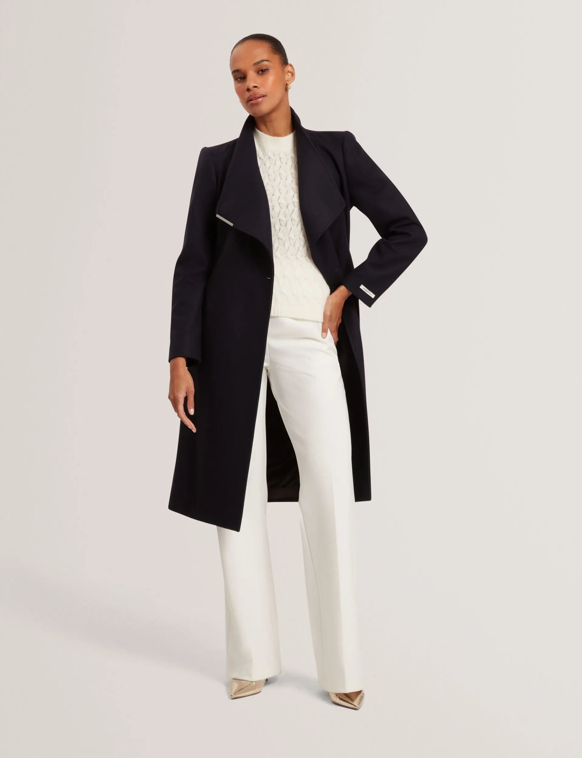 Damen New Lobster Limited Luxusgeschenke Für Damen|Mäntel Und Jacken<Mittellanger Wollmantel mit Gürtel