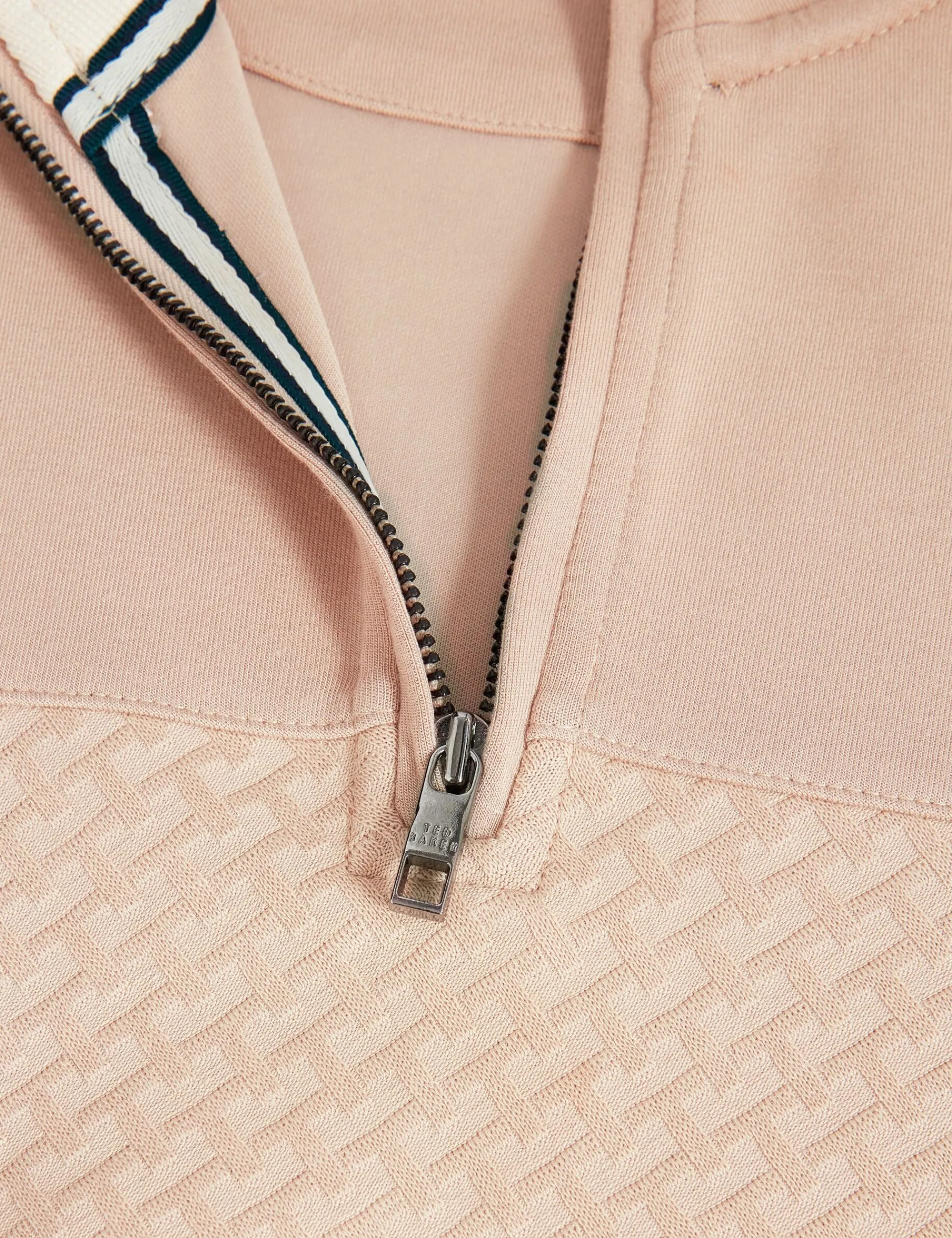 New Lobster Limited Sweatshirts & Kapuzenpullover|Pullover & Strickwaren<Modal-Sweatshirt mit strukturiertem Einsatz und halbem Reißverschluss