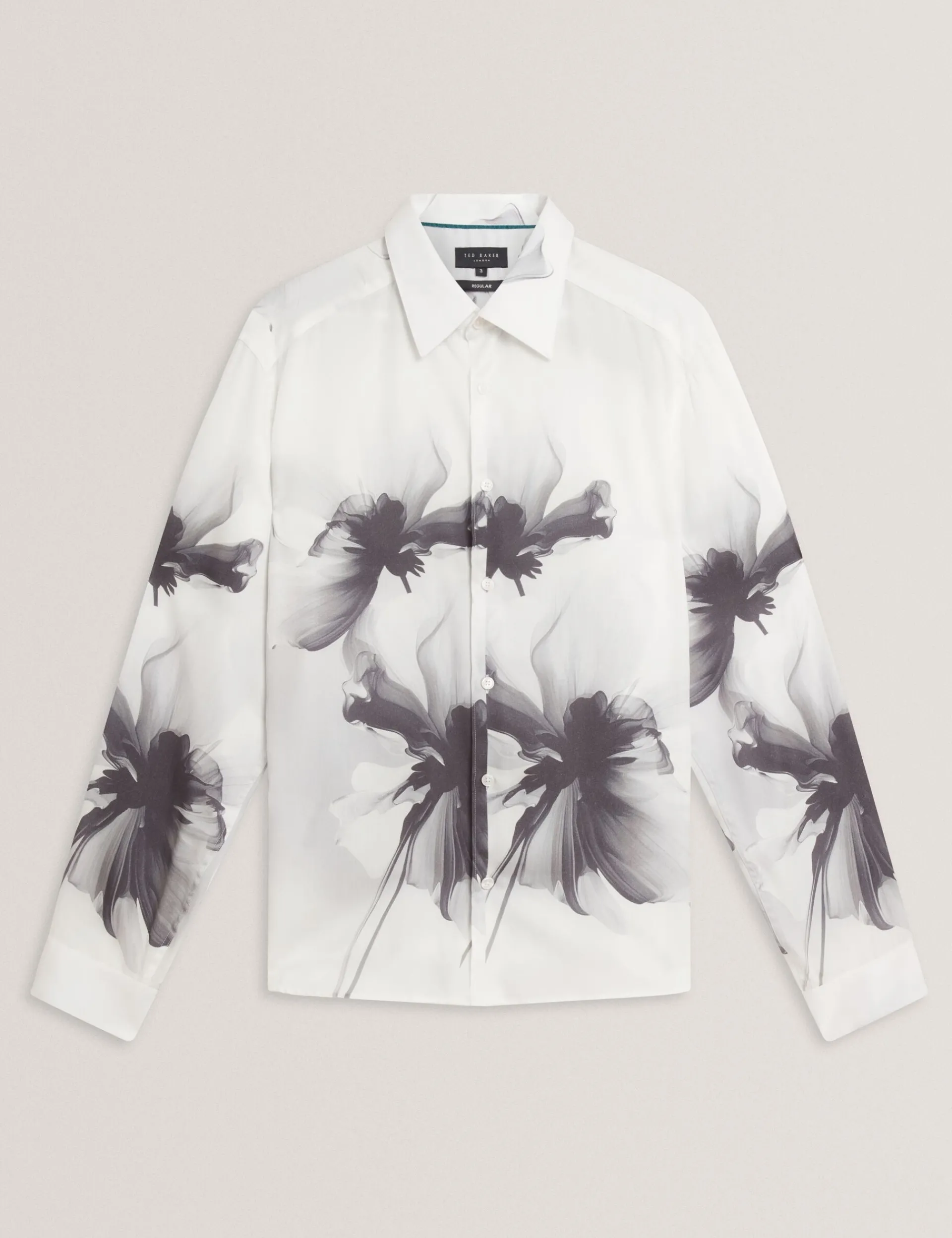 Herren New Lobster Limited Luxusgeschenke Für Herren|Arbeitskleidung<Monochromes Langarmhemd mit Blumenmuster