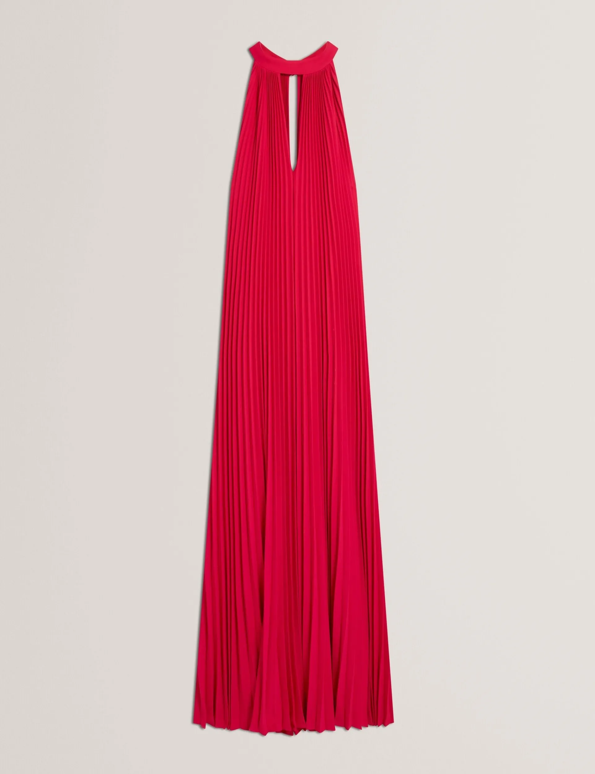 New Lobster Limited Festliche Kleidung|Der Weihnachtsladen<Neckholder-Maxikleid mit Falten und fließender Passform