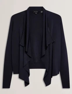 New Lobster Limited Oberteile & Blusen|Pullover & Strickjacken<Offener Strickcardigan mit Wasserfallkante