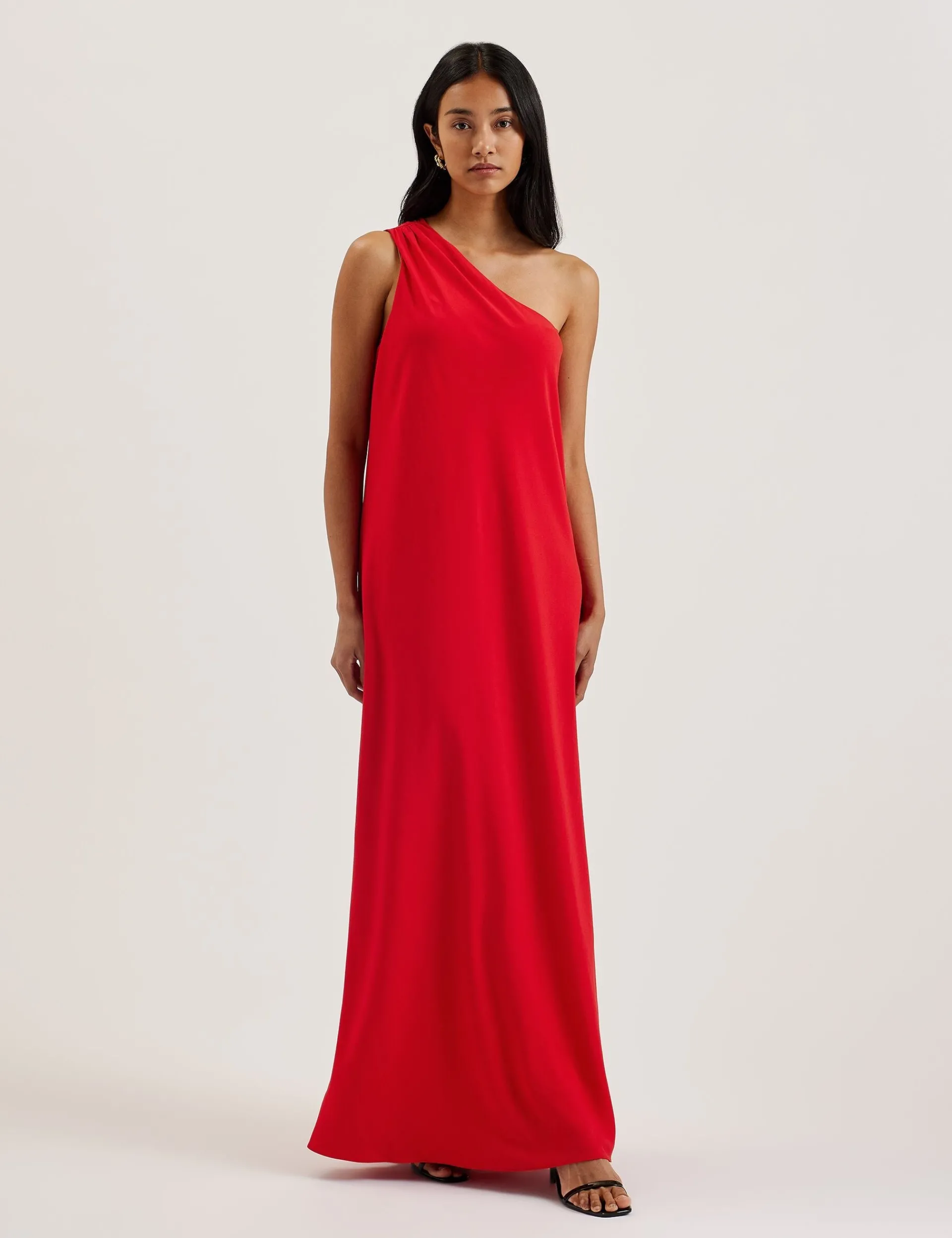 New Lobster Limited Festliche Kleidung|Die Hochzeitsredaktion<One-Shoulder-Maxikleid aus Webstoff