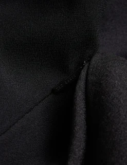 New Lobster Limited Festliche Kleidung|Kleider<Oversized Minikleid mit Rüschenbesatz und V-Ausschnitt