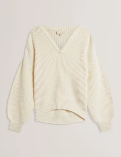 New Lobster Limited Oberteile & Blusen|Pullover & Strickjacken<Oversized V-Ausschnitt Fischerpullover