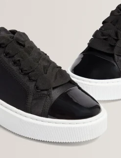 New Lobster Limited Trainer|Die Satin-Kollektion<Plateau-Sneaker mit Satinband und Spitze