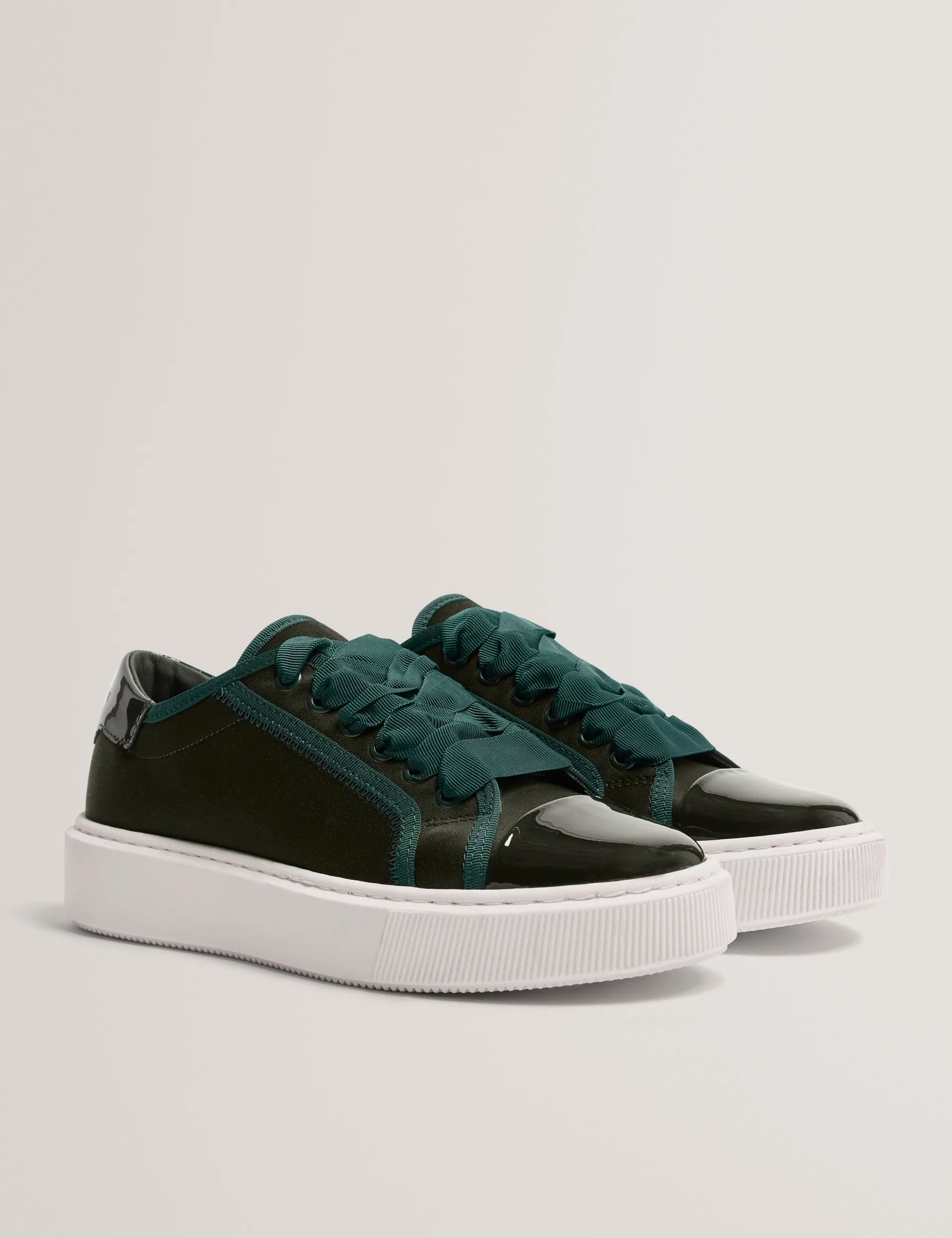 New Lobster Limited Trainer|Die Satin-Kollektion<Plateau-Sneaker mit Satinband und Spitze