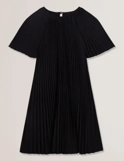 New Lobster Limited Kleider<Plissiertes A-Linien-Minikleid mit kurzen Ärmeln