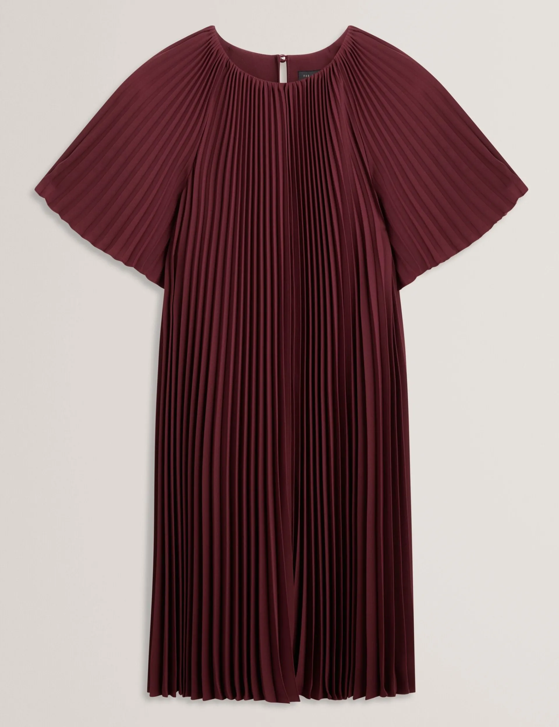 New Lobster Limited Kleider<Plissiertes A-Linien-Minikleid mit kurzen Ärmeln