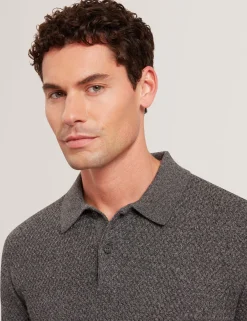 New Lobster Limited Im Trend: Gestrickte Tops|Arbeitskleidung<Poloshirt mit strukturierter Stricknaht