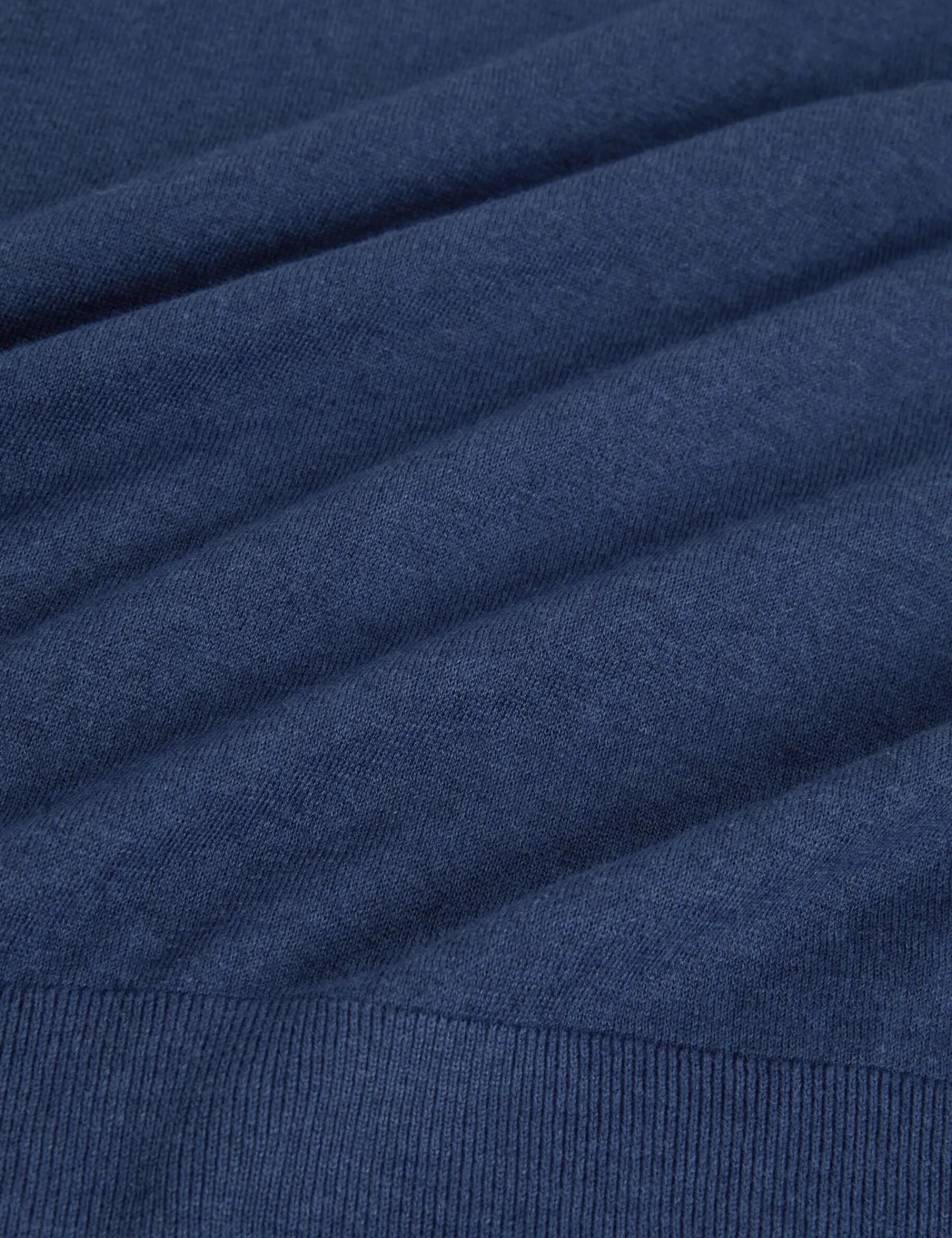 New Lobster Limited Breezy Blues Bearbeiten|Pullover & Strickwaren<Pullover mit gerolltem Saum und Rundhalsausschnitt aus Leinenmischung