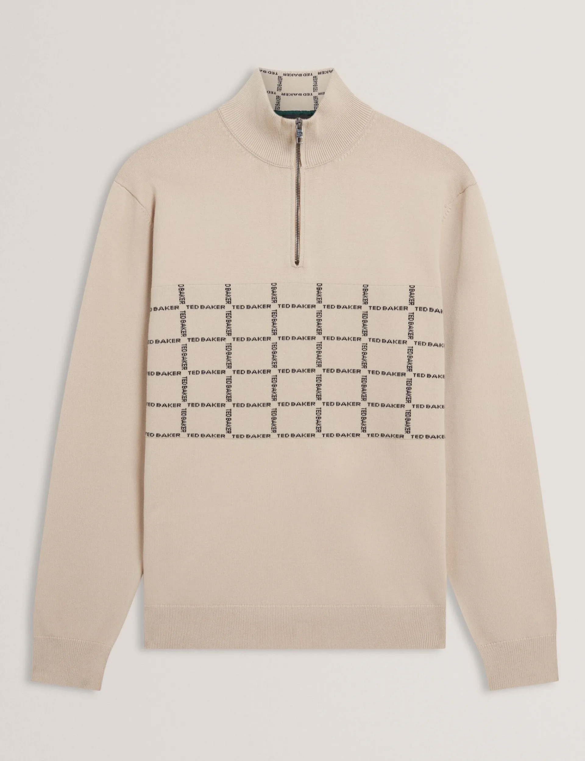 New Lobster Limited Breezy Blues Bearbeiten|Sweatshirts & Kapuzenpullover<Pullover mit halben Reißverschluss und Karomuster