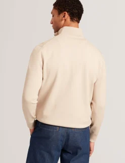 New Lobster Limited Breezy Blues Bearbeiten|Sweatshirts & Kapuzenpullover<Pullover mit halben Reißverschluss und Karomuster