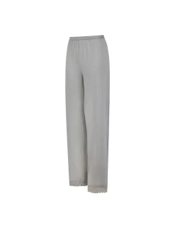 Licensee Pie 2 Brands Nachtwäsche & Dessous|Nachtwäsche & Dessous<Pyjama-Set aus Jersey mit weitem Bein und Spitzenbesatz