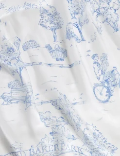 New Lobster Limited Sämtliches Zubehör|Arbeitskleidung<Quadratisches Halstuch aus reiner Seide mit Park Print