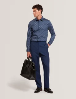 New Lobster Limited Hosen & Chinos<Regular Fit Hose aus reiner Wolle mit Fischgrätmuster